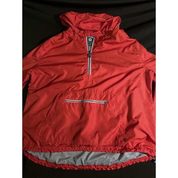 Other - Lauren James Womens‎ Windbreaker XXL Red Pullover Waterproof Lightweight Jacket